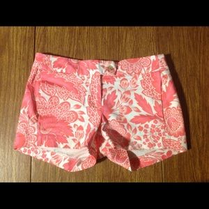 J Crew Floral Print Shorts Size 0